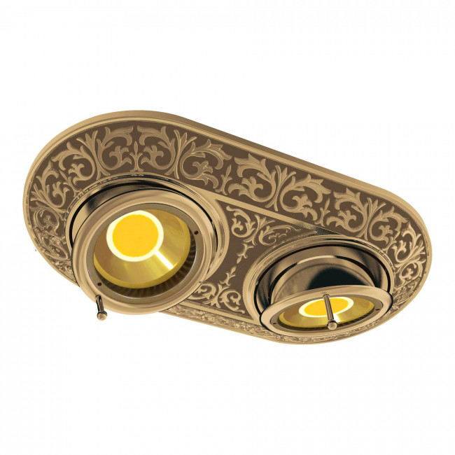 Встраиваемый спот (точечный светильник) FEDE Lighting Emporio Swivel Tilt Two FD1103SPB