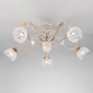 Потолочная люстра Masca Artica 1864/5PL Bianco oro / Glass 577 Потолочная люстра Masca Artica 1864/5PL Bianco oro / Glass 577