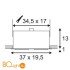 Встраиваемый спот (точечный светильник) SLV Kadux 115550
