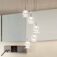 Подвесной светильник Renzo Del Ventisette Ohlala L14559/5 DEC. cromo Подвесной светильник Renzo Del Ventisette Ohlala L14559/5 DEC. cromo