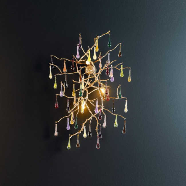 Настенный светильник Serip Bijout AP1421/3 FO_PB BJ13 BJ28 BJ22 Настенный светильник Serip Bijout AP1421/3 FO_PB BJ13 BJ28 BJ22