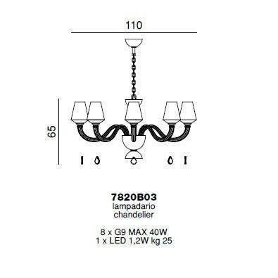 Люстра Beby Group Pure 7820B03 Gold Violet N319 Red Люстра Beby Group Pure 7820B03 Gold Violet N319 Red