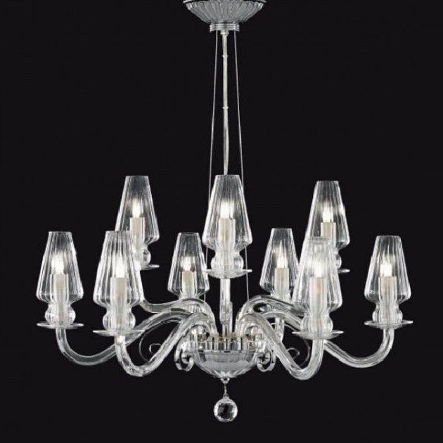 Люстра Italamp 344/6+3 Transp. / C / SW Elements Люстра Italamp 344/6+3 Transp. / C / SW Elements