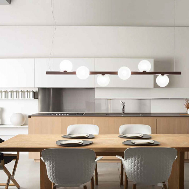 Подвесной светильник Renzo Del Ventisette Ohlala L14563/6 DEC. 0157 SFERE SATINATE Подвесной светильник Renzo Del Ventisette Ohlala L14563/6 DEC. 0157 SFERE SATINATE