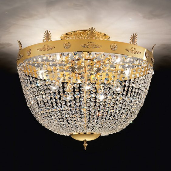 Потолочный светильник Masiero Impero & Deco VE 827 PL10 CUT CRYSTAL