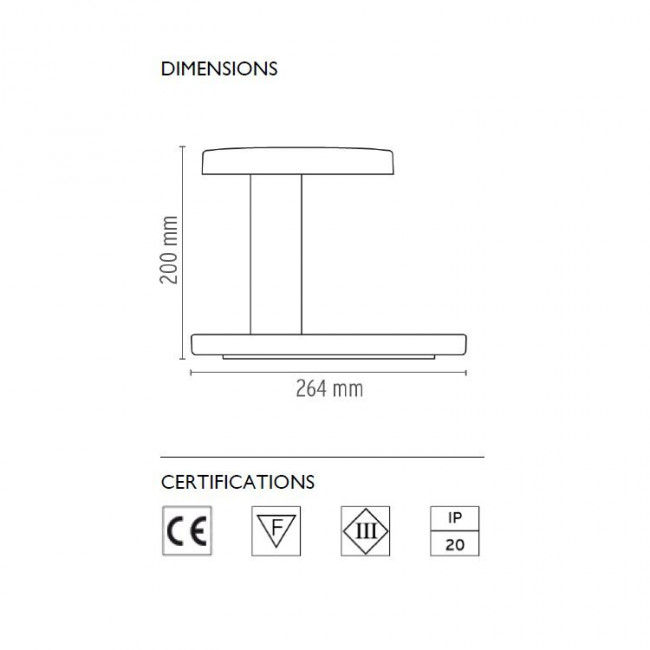 Настольный светильник Flos Piani Green F5830039