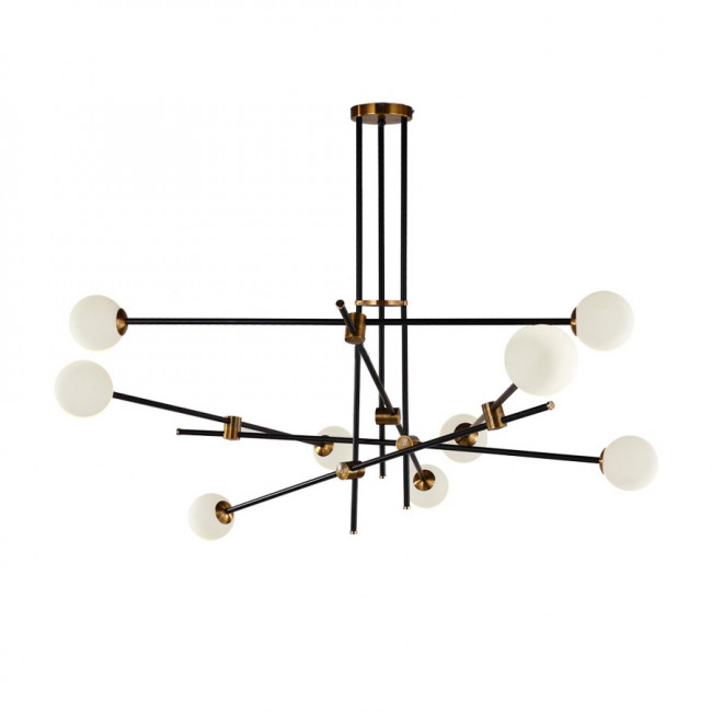 Люстра DeLight Collection Bistro Globe 9 9389P/9 black/gold Люстра DeLight Collection Bistro Globe 9 9389P/9 black/gold