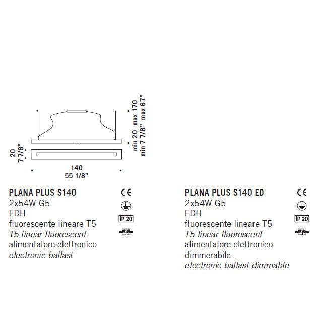 Подвесной светильник De Majo PLANA PLUS S110ED 0PLAP0S12 Подвесной светильник De Majo PLANA PLUS S110ED 0PLAP0S12