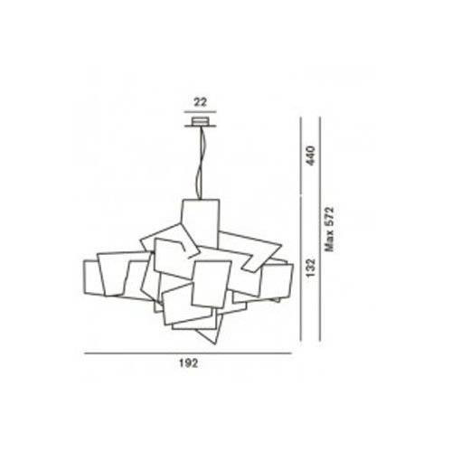 Подвесной светильник Foscarini Big Bang 1510072L 10 Подвесной светильник Foscarini Big Bang 1510072L 10