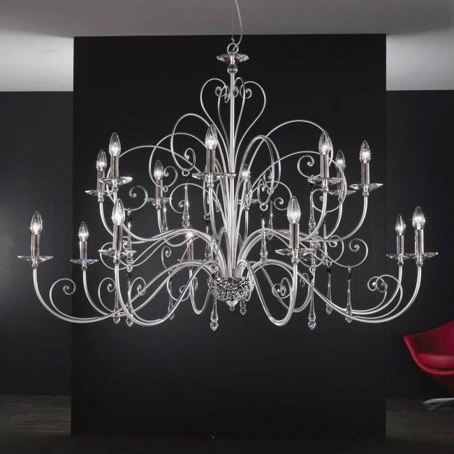 Люстра Masca Damasco 1828/16 Argento Люстра Masca Damasco 1828/16 Argento