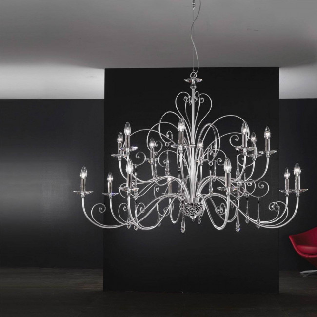 Люстра Masca Damasco 1828/16 Argento Люстра Masca Damasco 1828/16 Argento