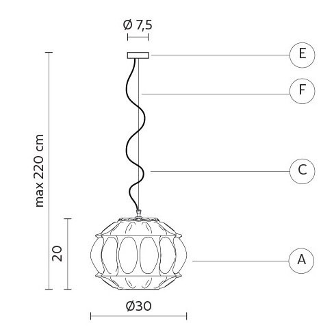 Подвесной светильник Karman Ginger SE116 1F INT Подвесной светильник Karman Ginger SE116 1F INT