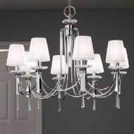 Люстра Prearo Contessa CONTESSA/8/PR/24K/CR/CP