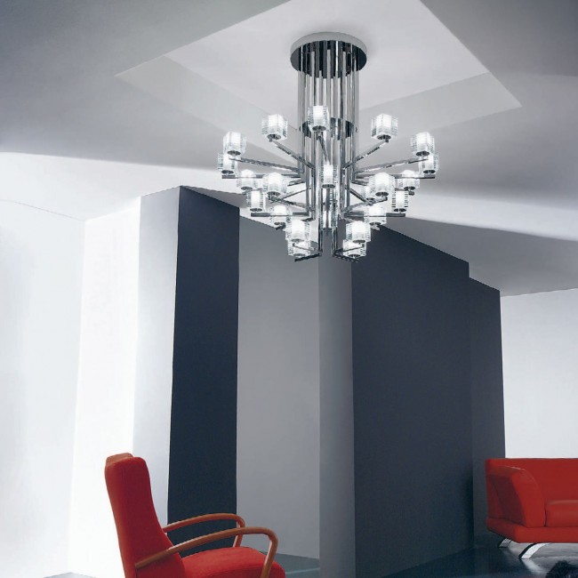 Потолочная люстра De Majo OTTO X OTTO K4+8+12 0OTTO0K24 Потолочная люстра De Majo OTTO X OTTO K4+8+12 0OTTO0K24