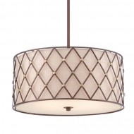 Подвесной светильник Quoizel Brown Lattice QZ/BROWNLATT/P/L