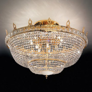 Потолочный светильник Masiero Impero & Deco VE 829 PL12 CUT CRYSTAL Потолочный светильник Masiero Impero & Deco VE 829 PL12 CUT CRYSTAL