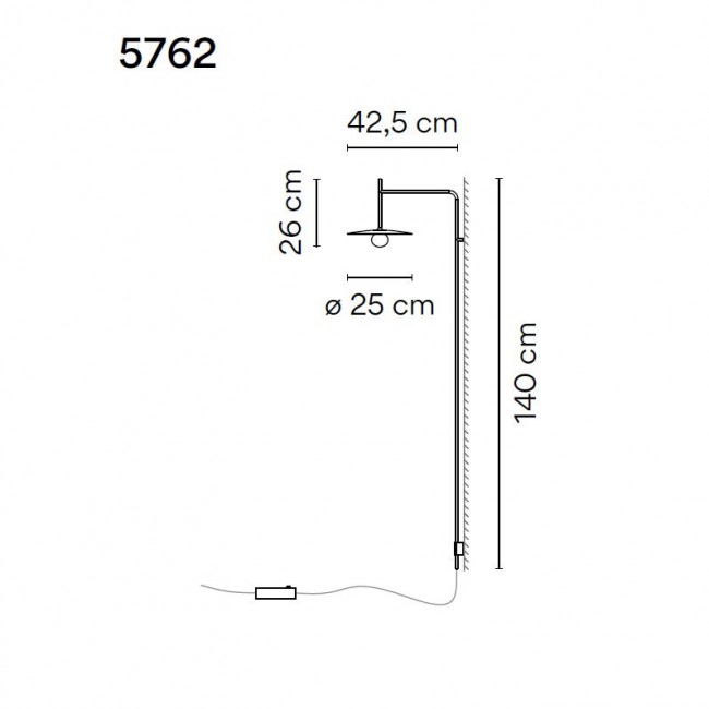 Бра Vibia Tempo 5762 18 /15 Бра Vibia Tempo 5762 18 /15