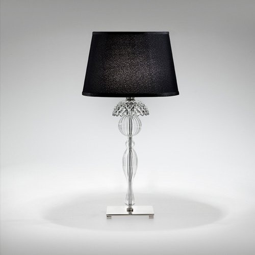 Настольный светильник Italamp 349/LG Transp. / NK / Black shade Настольный светильник Italamp 349/LG Transp. / NK / Black shade