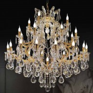 Люстра Beby Group Novecento 960/28+2 Light gold CUT CRYSTAL Люстра Beby Group Novecento 960/28+2 Light gold CUT CRYSTAL