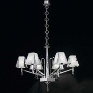 Люстра IDL Prestige 532/6 pure steel Люстра IDL Prestige 532/6 pure steel