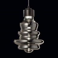 Подвесной светильник Evi Style Trottola Nero Fume ES0271RO06+ES0271SO07FUL2 Подвесной светильник Evi Style Trottola Nero Fume ES0271RO06+ES0271SO07FUL2