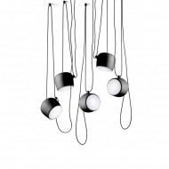 Подвесной светильник Flos AIM Small Black F0095030 x 5 + F0093030