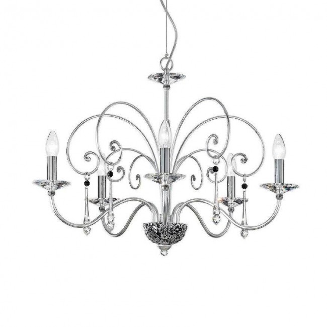 Люстра Masca Damasco 1828/5 Argento Люстра Masca Damasco 1828/5 Argento