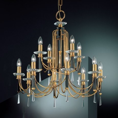 Люстра Prearo Contessa CONTESSA/8+4/24K Люстра Prearo Contessa CONTESSA/8+4/24K