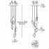 Подвесной светильник Leucos NIA 6S 0004445