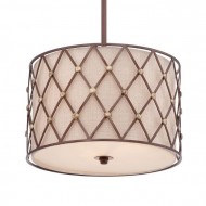 Подвесной светильник Quoizel Brown Lattice QZ/BROWNLATT/P/M