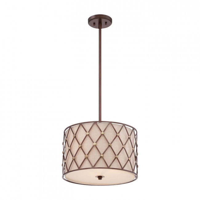 Подвесной светильник Quoizel Brown Lattice QZ/BROWNLATT/P/M