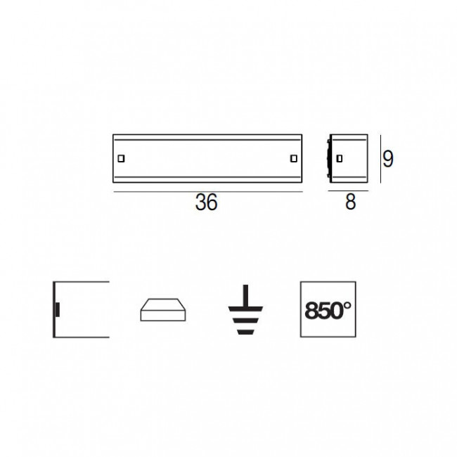 Настенный светильник Linea Light Mille 7840 Настенный светильник Linea Light Mille 7840