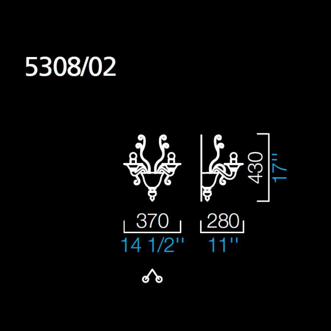Бра Barovier&Toso Redon 5308/02/AQ