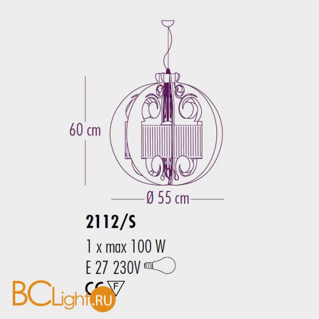 Подвесной светильник Bellart Diamante 2112/S 17/Transparent Подвесной светильник Bellart Diamante 2112/S 17/Transparent