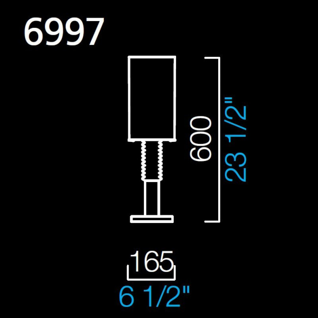 Настольная лампа Barovier&Toso My Marylin 6997/BC