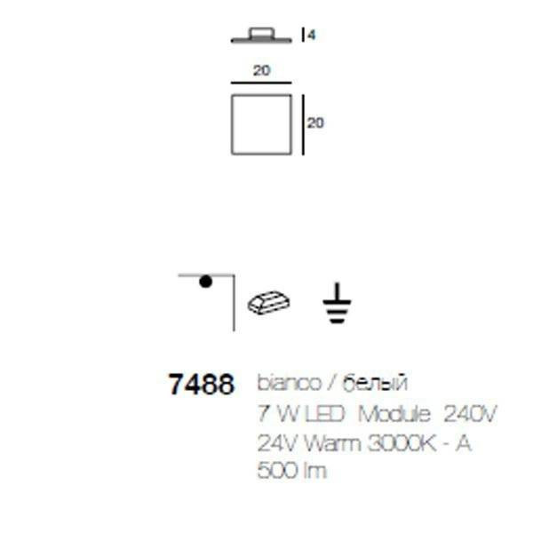 Потолочный светильник Linea Light Dublight 7488 Потолочный светильник Linea Light Dublight 7488