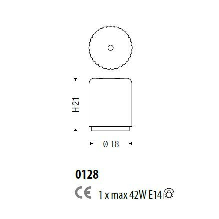 Настольная лампа Sylcom Mask 0128 B AV Настольная лампа Sylcom Mask 0128 B AV