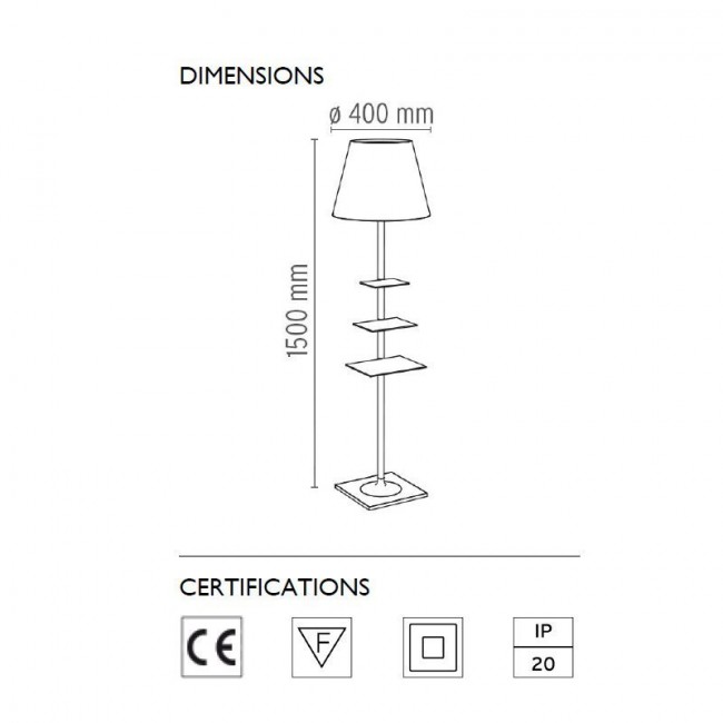 Торшер Flos Bibliotheque Nationale Aluminized bronze F1011046 Торшер Flos Bibliotheque Nationale Aluminized bronze F1011046