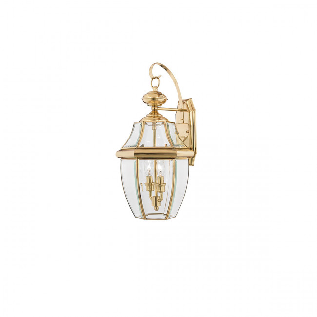 Уличный настенный светильник Quoizel Newbury QZ-NEWBURY2-L-PB Уличный настенный светильник Quoizel Newbury QZ-NEWBURY2-L-PB
