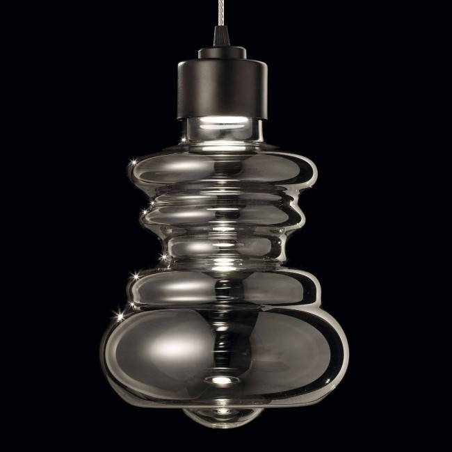 Подвесной светильник Evi Style Trottola Nero Fume ES0271RO06+ES0272SO07FUL2 Подвесной светильник Evi Style Trottola Nero Fume ES0271RO06+ES0272SO07FUL2