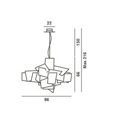 Подвесной светильник Foscarini Big Bang 151007L 10