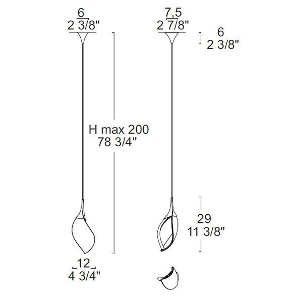 Подвесной светильник Leucos NIA S 0004405 Подвесной светильник Leucos NIA S 0004405