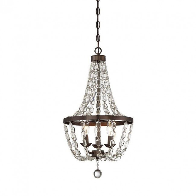 Подвесной светильник Savoy House Mini Chandelier 1-8733-3-28 Подвесной светильник Savoy House Mini Chandelier 1-8733-3-28