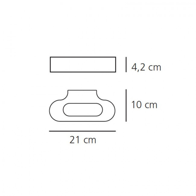 Настенный светильник Artemide Talo 0615W10A