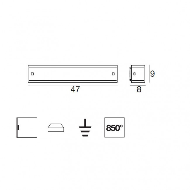 Настенный светильник Linea Light Mille 7842 Настенный светильник Linea Light Mille 7842