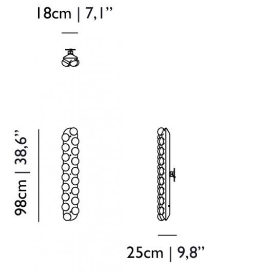 Настенный светильник MOOOI Prop light WALL MOLPR0WL18WB Настенный светильник MOOOI Prop light WALL MOLPR0WL18WB