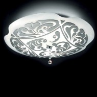 Настенно-потолочный светильник MURANOdue Gallery Charme P-PL 50 Platina 0000462 Настенно-потолочный светильник MURANOdue Gallery Charme P-PL 50 Platina 0000462