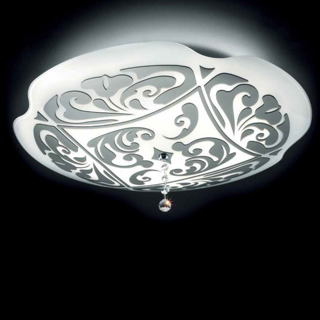 Настенно-потолочный светильник MURANOdue Gallery Charme P-PL 50 Platina 0000462 Настенно-потолочный светильник MURANOdue Gallery Charme P-PL 50 Platina 0000462