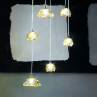 Подвесной светильник Vistosi Ninfea NINFE SP P AM CR G9 CE Подвесной светильник Vistosi Ninfea NINFE SP P AM CR G9 CE