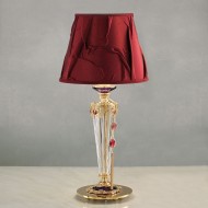 Настольная лампа Euroluce Julienne LP1 Gold Clear Настольная лампа Euroluce Julienne LP1 Gold Clear